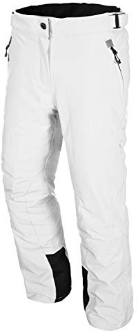 CMP Pantaloni Sci Elasticizzati da Donna, Bianco, XXL