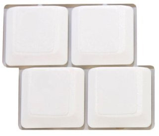 HQRP Education Blank Keyboard Stickers Non Transparent White Background for All PC Laptop Notebook Keyboards