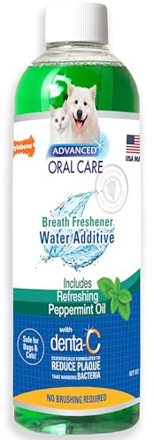 Nylabone Advanced Oral Care Pet Liquid Breath Freshener for Cats and Dogs 16oz