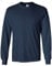 Gildan Men's Ultra Cotton Jersey Long Sleeve Tee, Navy, Small