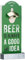 Contento 866355 Décapsuleur Mural avec Motif Bière Plastique Multicolore 30 x 12 x 5 cm