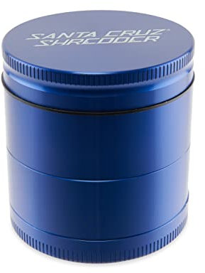 Santa Cruz Shredder Herb and Spice Grinder Made in USA (Medium (2.2 Inch), Blue)