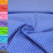 MAGAM-Stoffe Amelie Blümchen Baumwollstoff Oeko-Tex Meterware 50cm (12. Royal-Blau)
