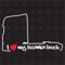 speedwerk-motorwear I Love My Truck - Sticker kompatibel mit Scania - Baujahr 1995