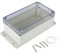 sourcing map 158mmx90mmx64mm ABS JunKtion Kiste Universal Projekt Gehäuse mit PC Deckel DE de