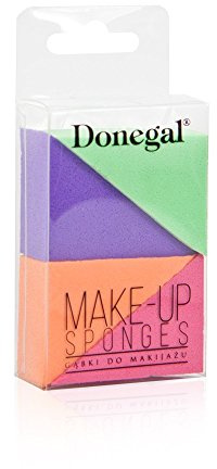 Donegal Pro Beauty Flawless Make-up-Schwämme, Blender, Foundation, Puff, verschiedene Formen, 4 Stück