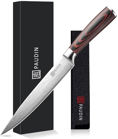 PAUDIN Carving Knife 8 inch, Ultra Sharp Brisket Slicing Knives