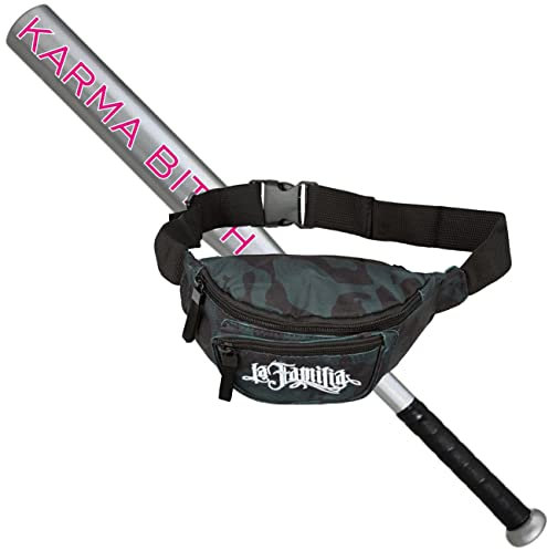 Spaß Kostet Sportset Baseballschläger mit Tasche für Baseball Karma Bitch Pink Aluminium 26 Zoll