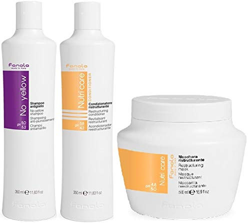 Fanola Offizielles Ultimate Blonde Restrukturierungs-Set, Größe M