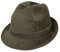 HatBee - Stabiler Hausmeister Krause Trilby-Cordhut - Kord Stoffhut Grün 59