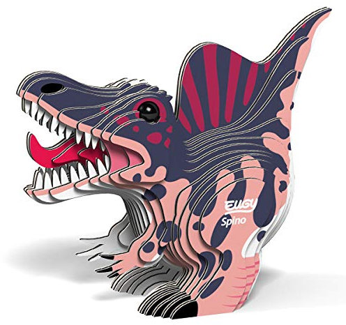 Eugy 3D-Modell: Vorgeschichte/Spinosaure, 8,3 x 3,7 x 7,3 cm, aus Karton, in Box, 6+