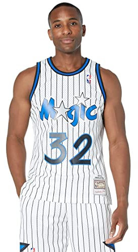 Mitchell & Ness NBA Orlando Magic Shaquille O´Neal Trikot Herren weiß/blau, L