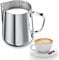 Pot à lait, mousseur manuel en acier inoxydable 350 ml, crémier à café mousseur à mesurer, pot à lait parfait pour l'espresso cappuccino barista