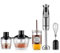 XIXIDIAN Licuadora de Mano Multiusos, 12 velocidades, licuadora de inmersión Multifuncional 5 en 1, 304 Blender Steel Stick, procesador de Alimentos de 500 ml, Adjuntar Batir, Sin BPA