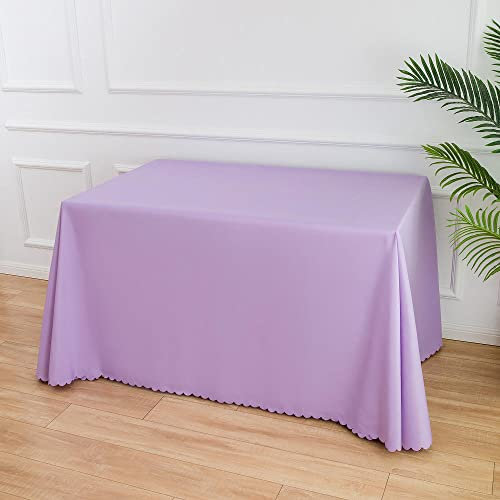 XQSSB Nappe Rectangle pour Table à Manger Picnic Party Résistant à l'usure Jardin Lavable Entretien Facile Violet A 200 × 300cm
