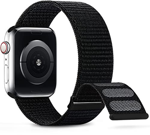 DigiHero Sport Nylon Straps Compatible with Apple Watch Straps 38mm 40mm 41mm 42mm 44mm 45mm, Adjustable Breathable Women Men Braided Strap Compatible for iWatch Series 8/7/6/5/4/3/2/1/SE D