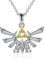 YFN Zelda Halskette Sterling Silber Anime Anhänger Kette Zelda Schmuck Geschenke für Herren Damen Jungen Mädchen