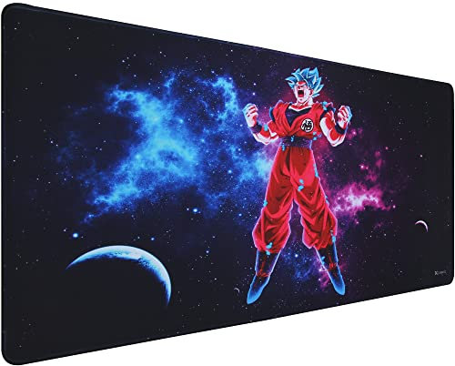Xcosmic Grand tapis de souris de jeu, 900x400 mm, tapis de souris animé, tapis de souris XXL, tapis de bureau de grande taille, bureau, maison (UK01xgok)