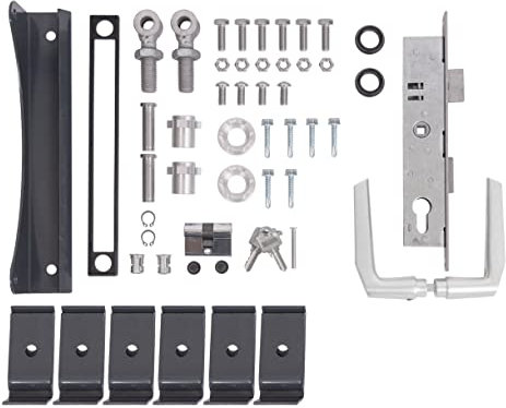 Alberts 678128 Puertas industriales, Antracita, für Höhen bis 120 cm