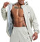 HOTSUIT Tuta da sauna da uomo, per perdita di peso, per boxe, allenamento, sauna, giacca e pantaloni Grigio 5XL
