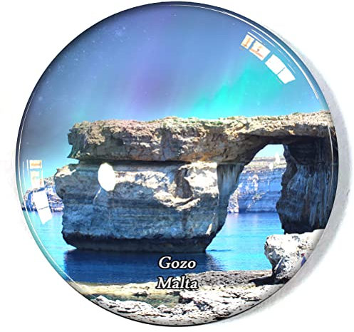 Gozo Malta Kühlschrankmagnet Kühlschrank Gefrierschrank Magnet Souvenir Dekoration Magnet Aufkleber Glas Basteln