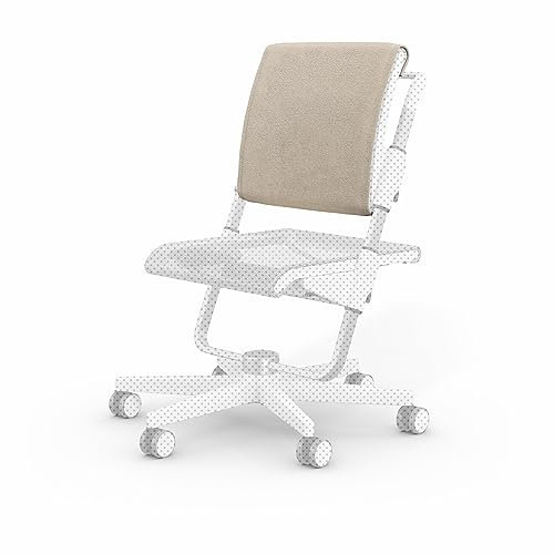 Moll Rückenkissen für Kinderschreibtischstuhl Scooter | ergonomische & weiche Polsterung | einfach montierbar | waschbar & austauschbar | ideal für Jungen & Mädchen | Made in Germany