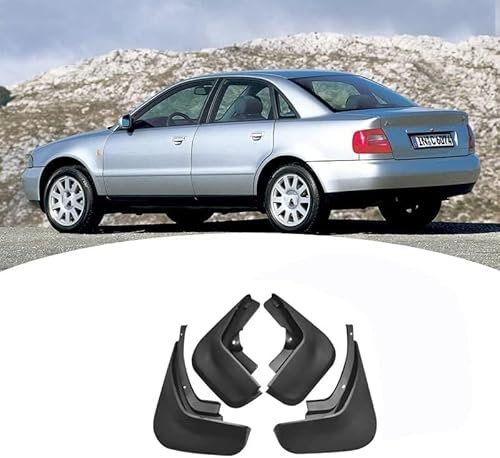 4 Stücke Auto Schmutzfänger für Audi A4 B7 B8 B9 2004-2022, Kotflügel Vorne Hinten Spritzschutz Staubdicht Spritzfest Schutz Mudguards,2004-2008