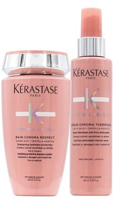 Kerastase Chroma Absolu Bain Chroma Respect 250ml Serum Thermique 150ml