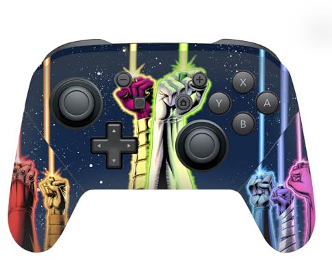 Head Case Designs Offizielle Green Lantern DC Comics Power Ringe Comic Buch Umschlag Vinyl Haut Gaming Aufkleber Abziehbild Abdeckung kompatibel mit Nintendo Switch Pro Controller