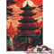 jigsaw puzzles for adults Japanese temple painting Jigsaw Puzzles for Adults 1000 Pieces Cardboard Puzzle for Adults and Children Challenging Game Puzzles （26x38cm）