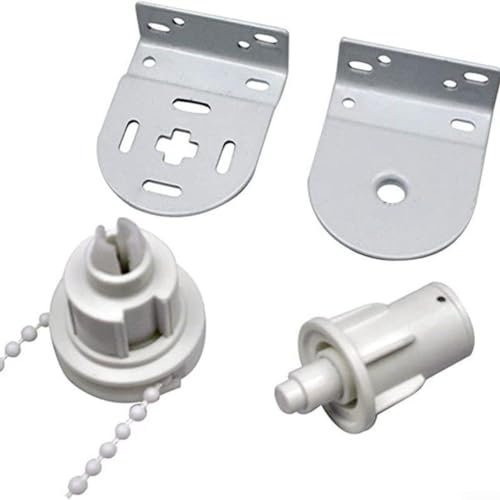 Heavy Duty Roller Blind Fitting Kit,Roller Blind Fittings Parts Repair Kit For 28mm 32mm Tubes, Side/Top/Face Mounting(32mm)