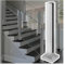 Glasgeländer Pfosten Geländer Quadratischer Edelstahl-Geländerpfosten für Innen und Außen, 60 65 70 75 80 85 90 95 100 105 Cm hoch Glas Balustrade Zaun Geländer Säule, Treppe Balkon Garten Glasplatte