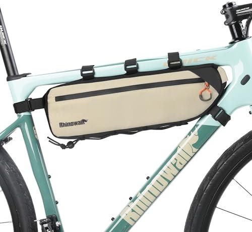 Rhinowalk Fahrrad Rahmentasche 2.1/2.7L Rohrtasche Oberrohrtaschen Triangeltasche Dreieck Fahrradtasche Lenkertasche Für Road Bike Gravel Bike Fahrradzubehör
