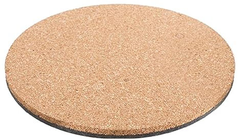 Cork Plant Coasters - Reversible Round Plant Pad | Waterproof Cork Plant Coasters, Round Plant Mats Made of Cork for Indoor Plants and Garden Pots, Plant Coasters for the