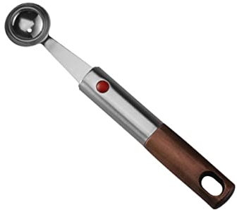 Cabilock Pala Para Balones De Melón De Acero Inoxidable Cuchara Para Hacer Bolitas De Melón Utensilio De Cocina Para Postres y Meriendas