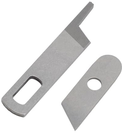 Jeu de Couteaux Supérieur et Inférieur pour Machine à Coudre, Remplacement pour Surjeteuse 14CG744 14CG754 14SH644 14SH654 14SH744, pour Viking Huskylock S15 Hobbylock 2.0