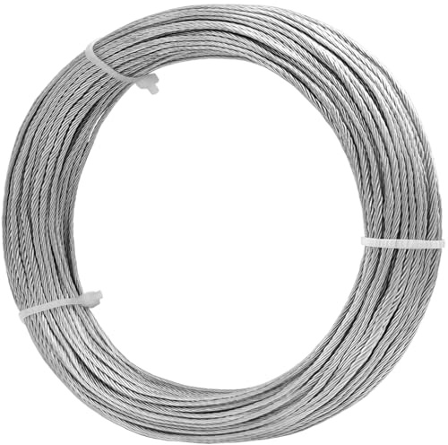 Picture Hanging Wire 100-Feet Braided Picture Wire Heavy for Photo Frame Picture,Artwork,Mirror Hanging,Supports up to 50lbs