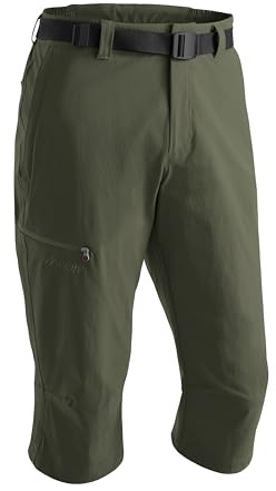 Maier Sports Jennisei, Kurze Herren Wanderhose, Wasserabweisende Capri | Für Trekking und Hiking, mSTRETCH pro 4 für mehr Komfort, Dryprotec für schnelles Trocknen, Perfekt für den Sommer