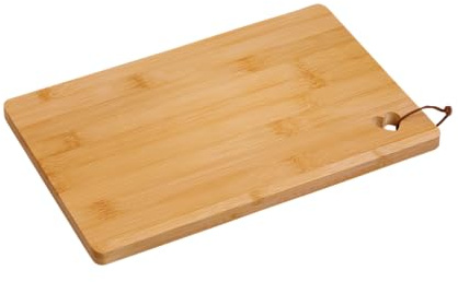 KESPER | Servierbrett mit Herz, Material: FSC®-zertifizierter Bambus, mit BIOFA-Öl veredelt, Maße: 31,5 x 20,5 x 1,5 cm, feuchtigkeitsabweisend | 58493