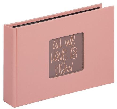 walther design Mini-Fotoalbum für 36 Fotos 10x15 cm Fun peach Fuzz MA-353-PF