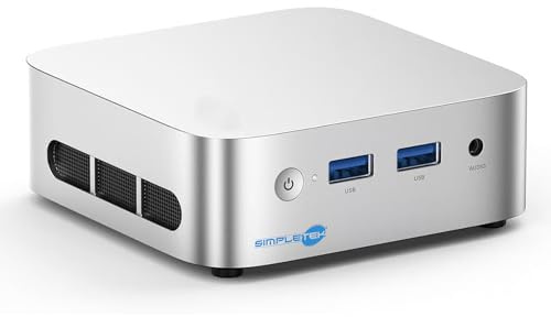SIMPLETEK - Mini PC - CPU N97-4GB RAM 120GB SSD | Windows 11 Pro | HDMI USB DP Wi-Fi BT | Alimentatore incluso (Ricondizionato)