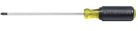 Klein Tools 603-10 Screwdriver Phillips #2, Non Magnetic Screwdriver with 10-Inch Round Shank, Cushion Grip