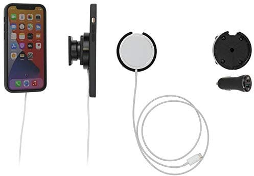 Brodit Gerätehalter 216175 | Made IN Sweden | für Smartphones - Apple iPhone 12, iPhone 12 Mini, iPhone 12 Pro, iPhone 12 Pro Max, schwarz, 968870