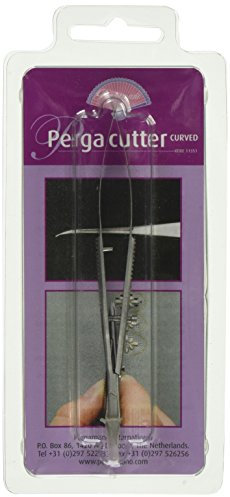 Pergamano Perga Schneidwerkzeug für Pergamentpapier, silberfarben, Synthetic Material, grau, 16 x 6.9 x 1.8 cm