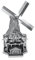 Metal Earth Fascinations MMS038 502570 - Windmill, lasergeschnittener 3D-Konstruktionsbausatz, 2 Metallplatinen, ab 14 Jahren