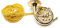 Miniblings vergoldete Horn Halskette - Handmade Modeschmuck I Kette mit Anhänger Länge: 60cm - Waldhorn Orchester Musik + Box
