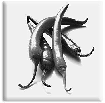 Deko-Magnet -10 x 10 cm - Motiv: Peperoni