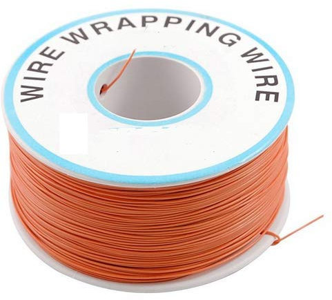 Kynar Wire Wrapping wire Lötdraht Lötkabel Scuf Mod Umbau LED Modding AWG30 (1 Meter, Orange)