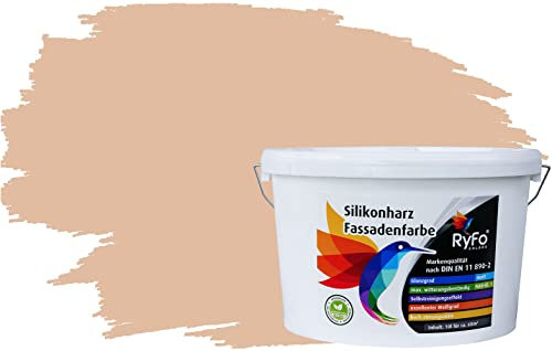 RyFo Colors Silikonharz Fassadenfarbe Lotuseffekt Trend Sand 10l