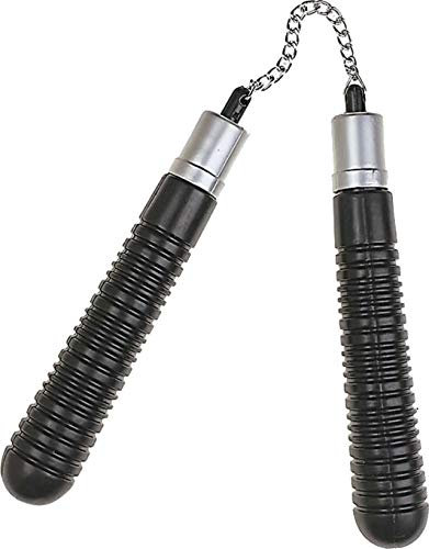 Karnevalzubehör * Ninja Nunchaku * als Spielzeug für Kinder | Perfektes Accessoires zu Karneval und Ninja-Mottoparty